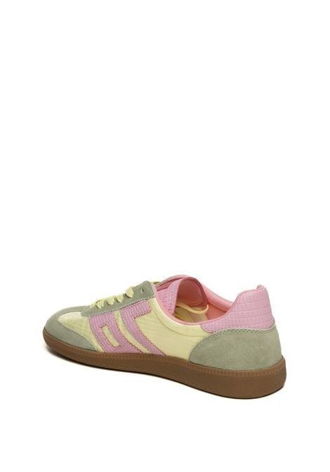 Sneaker ghost verde/rosa BACK 70 | GHOSTC26-501 SUEDE PINK GREEN